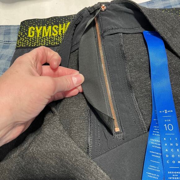 Kit and Ace black stretchy a line mini skirt women’s size 10 - Picture 8 of 9